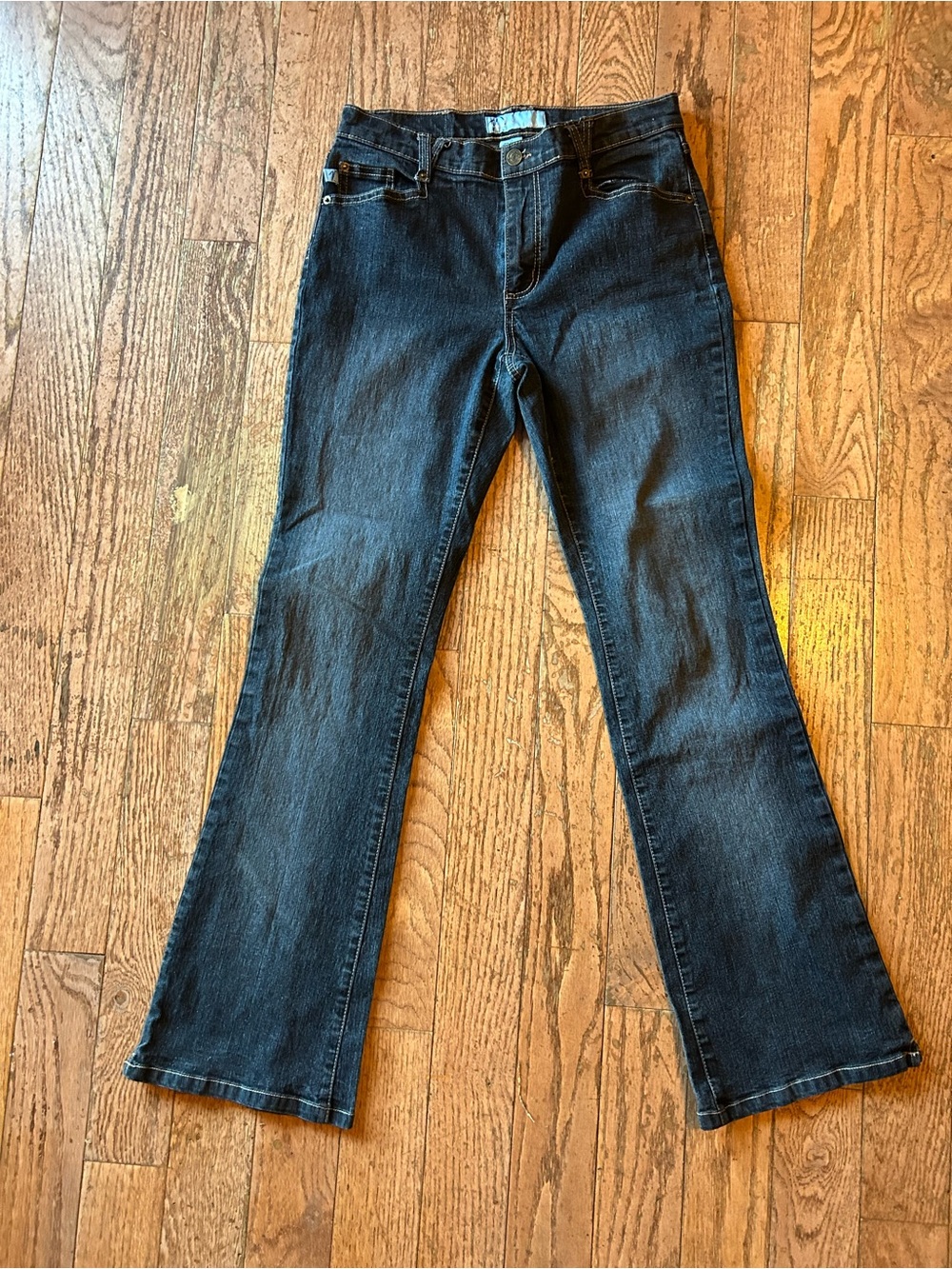 Women’s Dark Indigo Flare Jeans - Classic Wide Leg